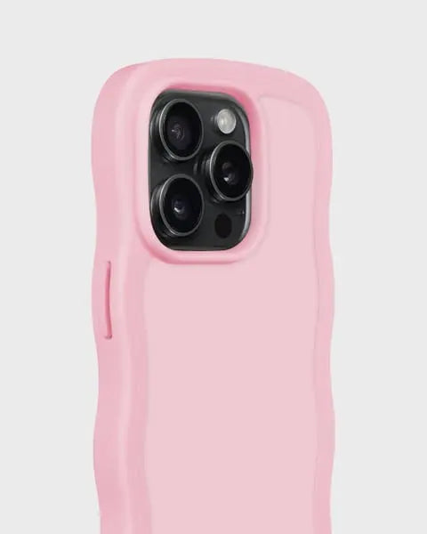 Holdit Telefonskal Wavy iPhone 15 Pro - Rosa - Travels And Bags
