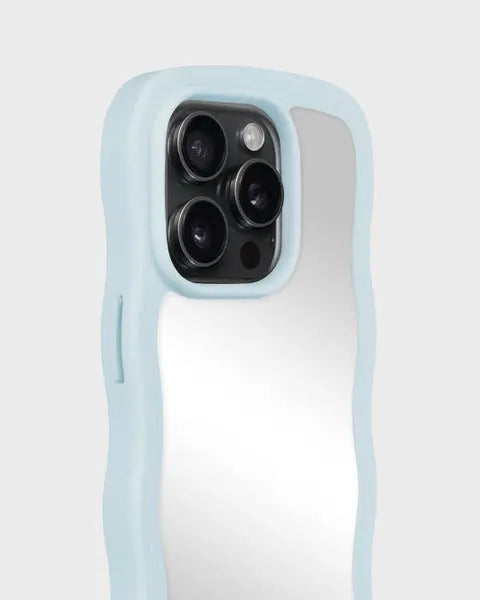 Holdit Telefonskal Wavy iPhone 15 Pro Max - Turkos/Spegel - Travels And Bags