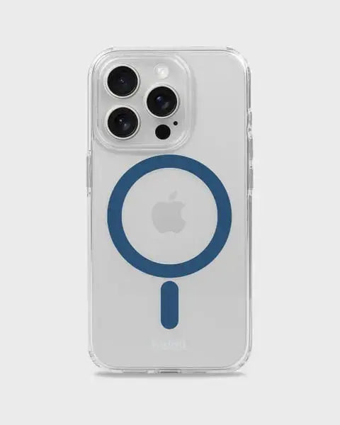 Holdit Telefonskal MagSafe iPhone 15 Pro - Transparent/Blå - Travels And Bags