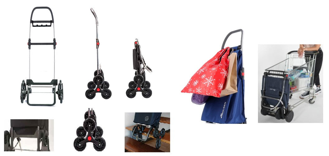 Rolser 6L MF Shoppingvagn/dramaten 43L - Ljusgrön Rolser