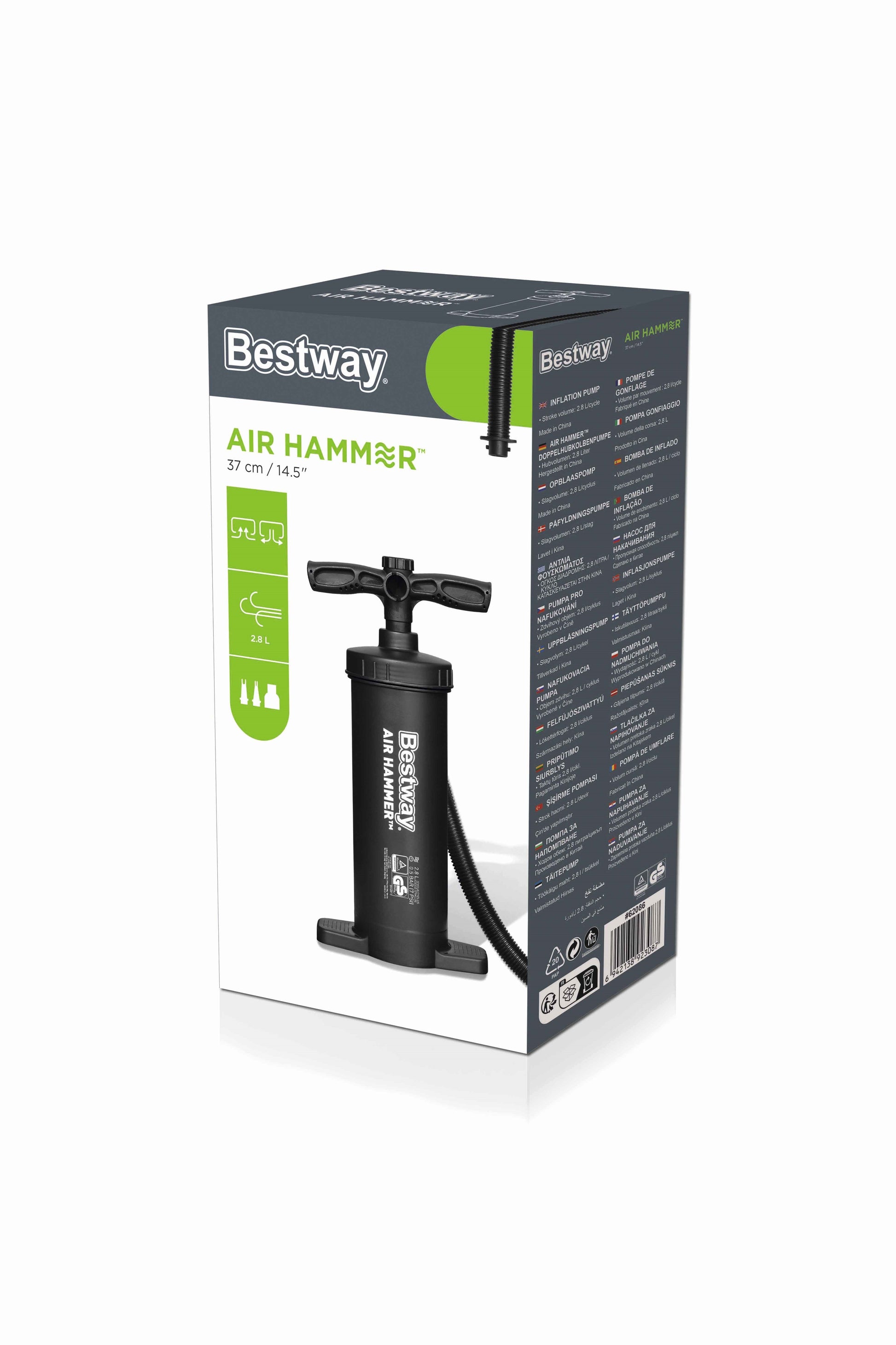 Bestway - Handpump Air Hammer 2800 ml - Travels And Bags