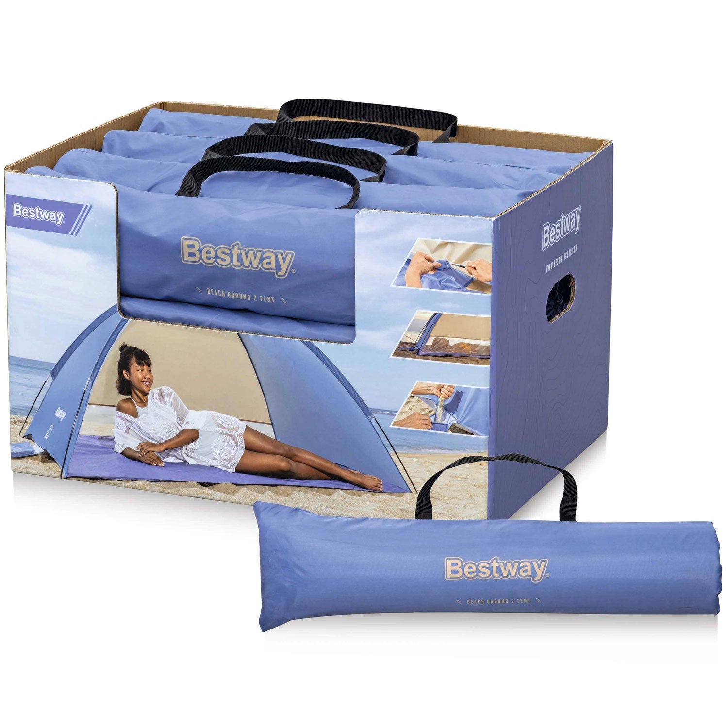 Bestway - Pavillo Strandtält 2.00m x 1.20m x 95cm - Travels And Bags