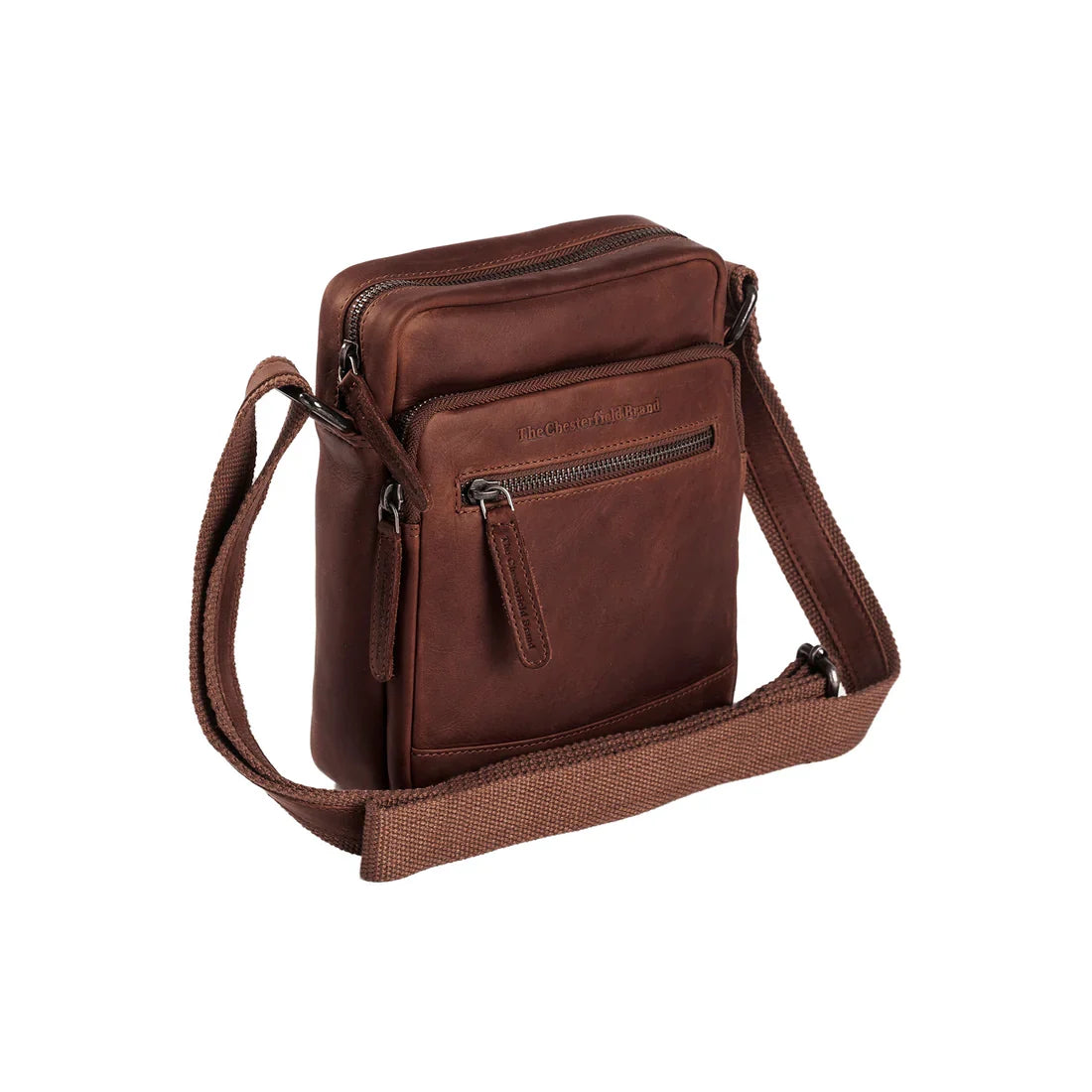 The Chesterfield Brand Birmingham Crossbodyväska - Mörkbrun - Travels And Bags