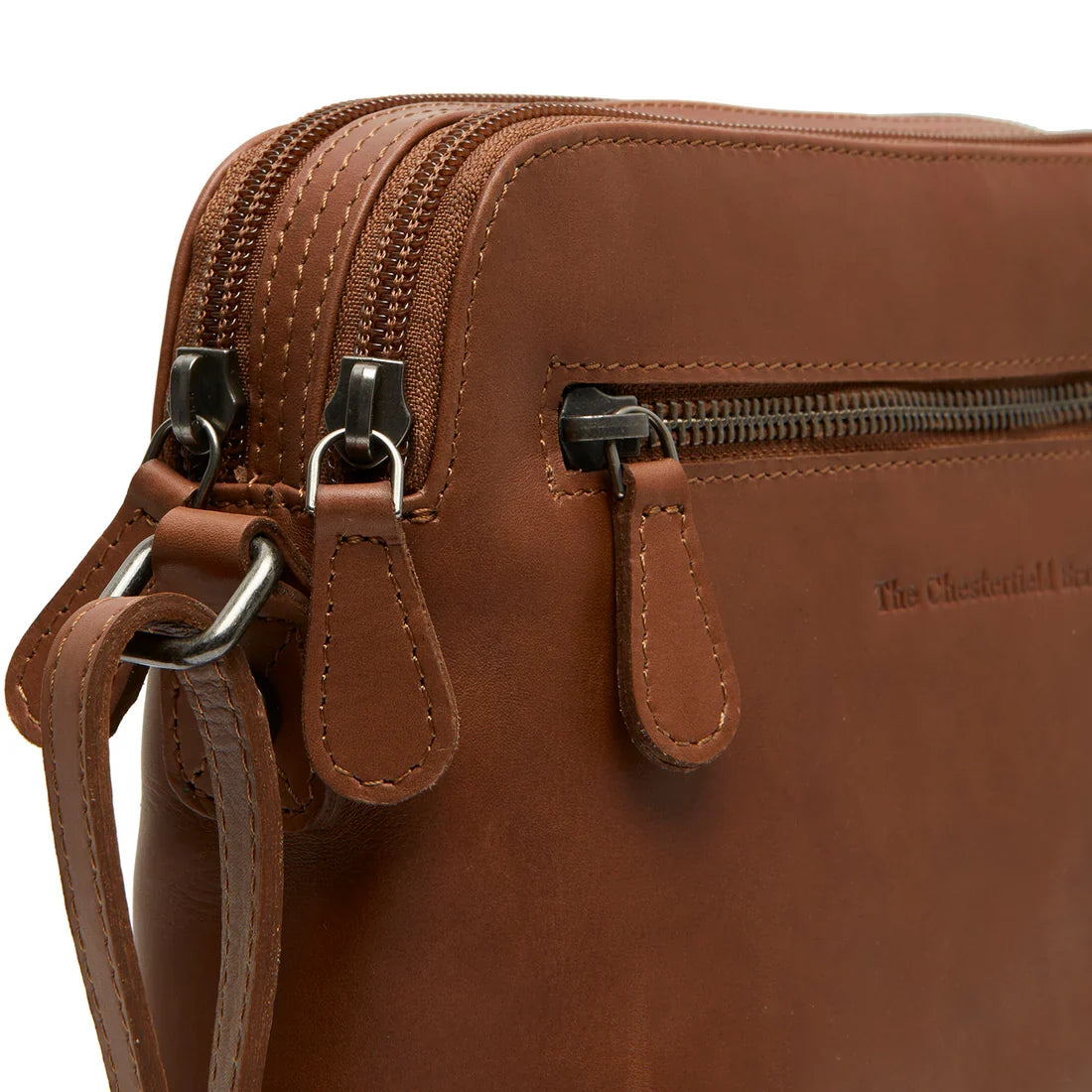 The Chesterfield Brand Nebraska Axelremsväska - Cognac - Travels And Bags