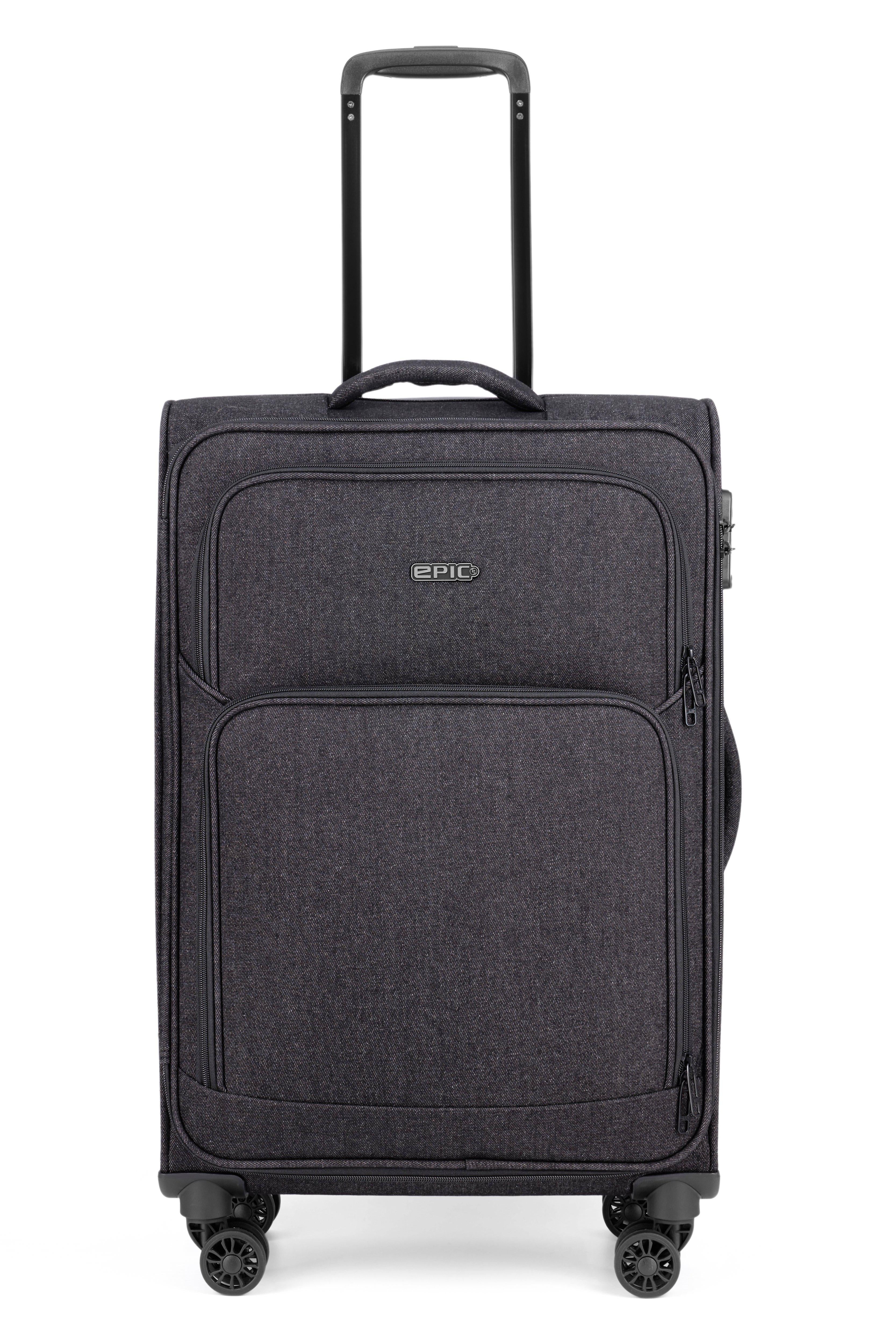 Epic Dynamo 4X Stor Resväska 69 cm - Svart Denim - Travels And Bags