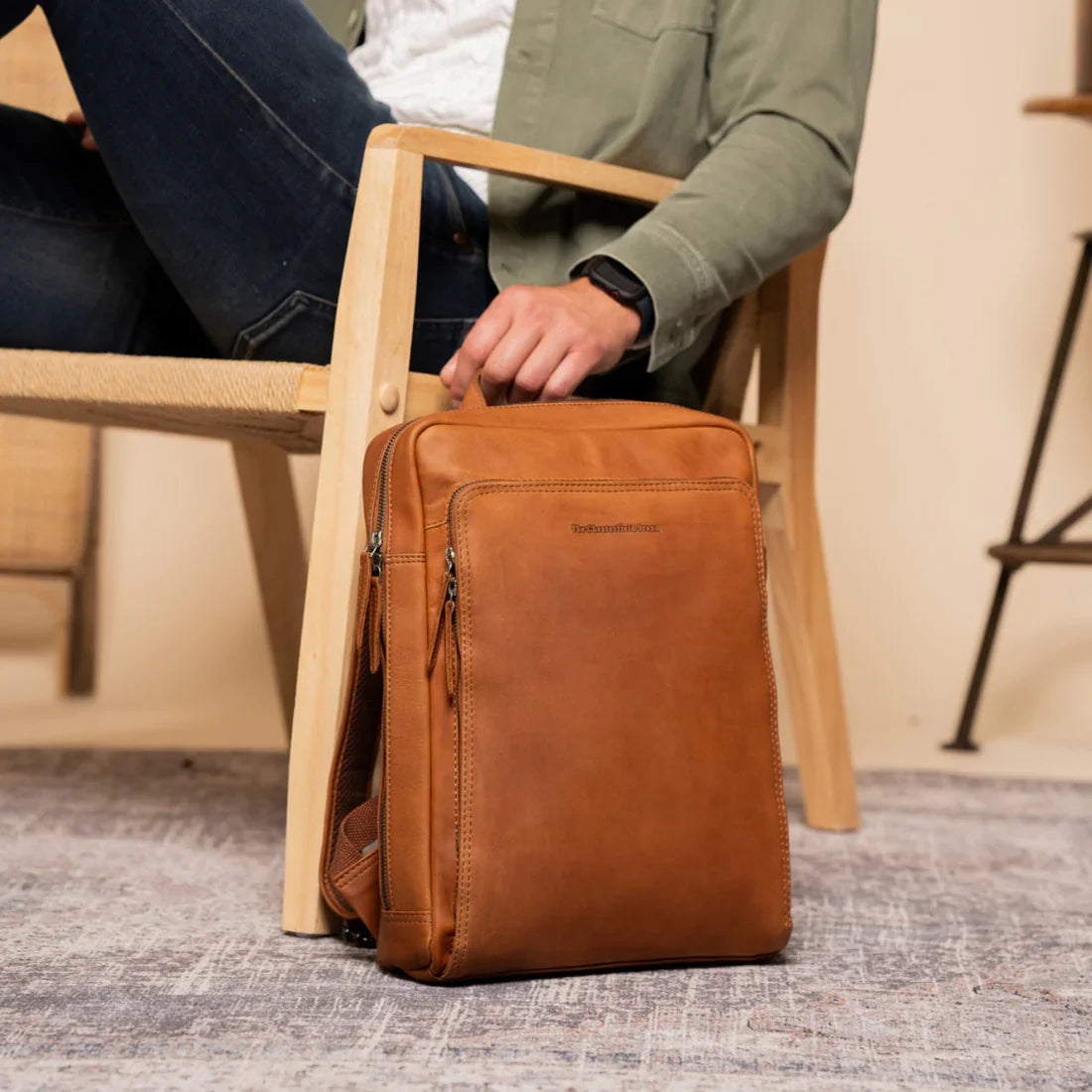 The Chesterfield Brand Jasper Ryggsäck - Cognac - Travels And Bags