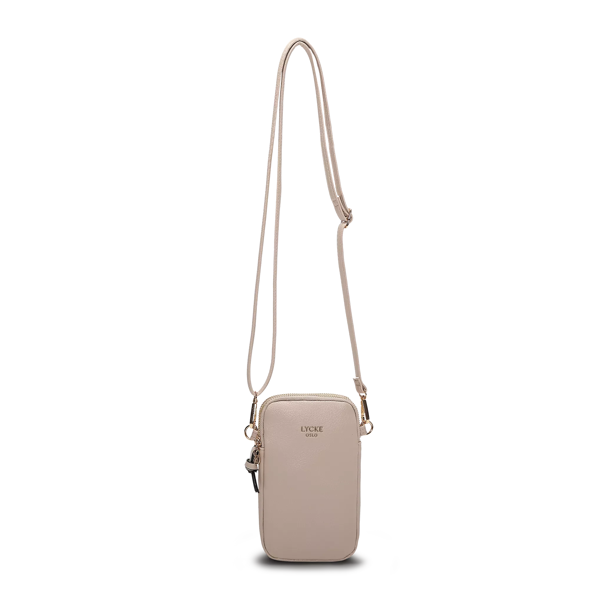 Lycke Egersund Mobilväska 19,5cm - Beige Lycke Oslo
