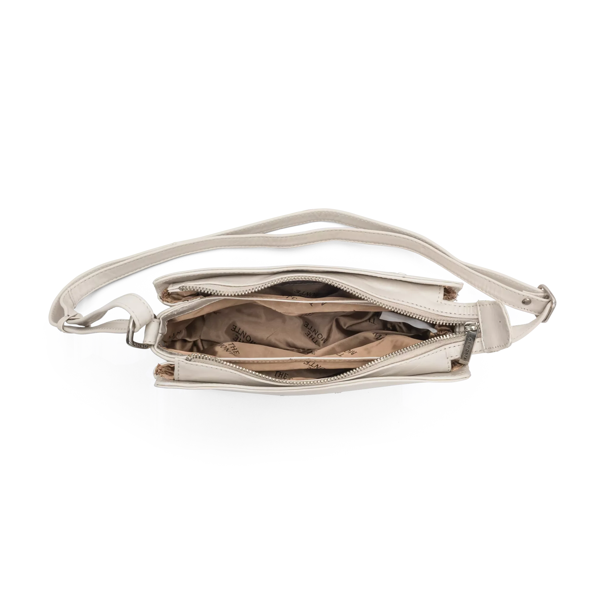 The Monte Crossover M Horizontal Axelremsväska - Beige - Travels And Bags