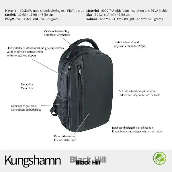 Blackhill Kungshamn Kylryggsäck - Travels And Bags