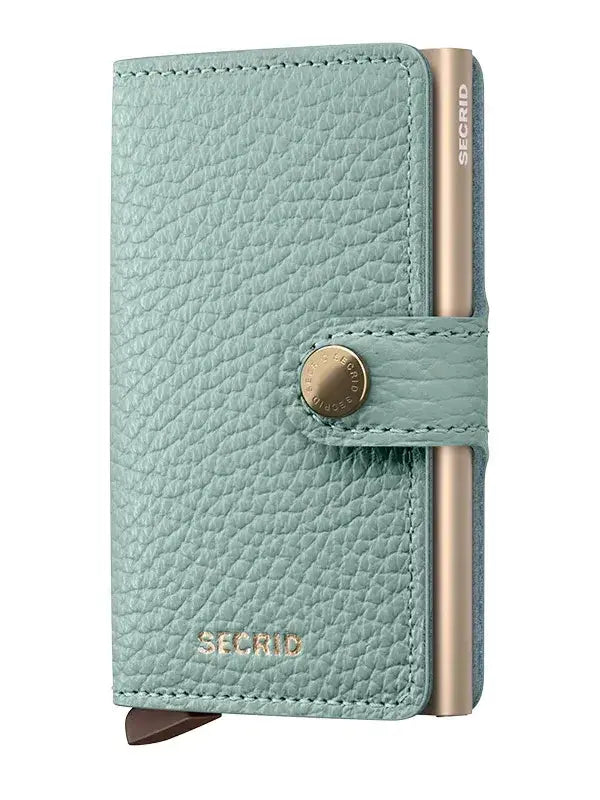 Secrid Miniwallet Kortplånbok - Pebble Grön Secrid