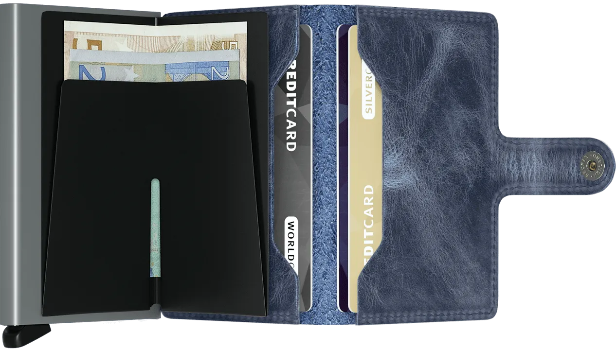 Secrid Miniwallet Kortplånbok - Vintage Blå