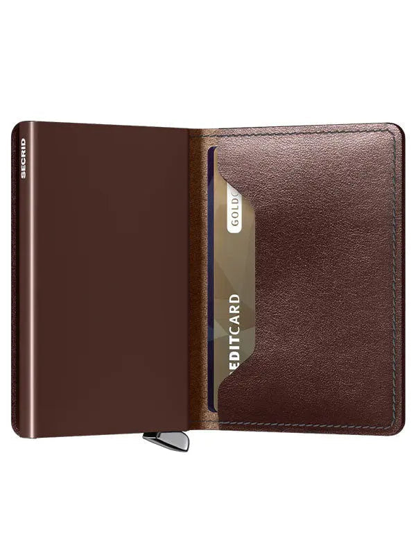 Secrid Premium Slimwallet Kortplånbok - Dusk Brun Secrid