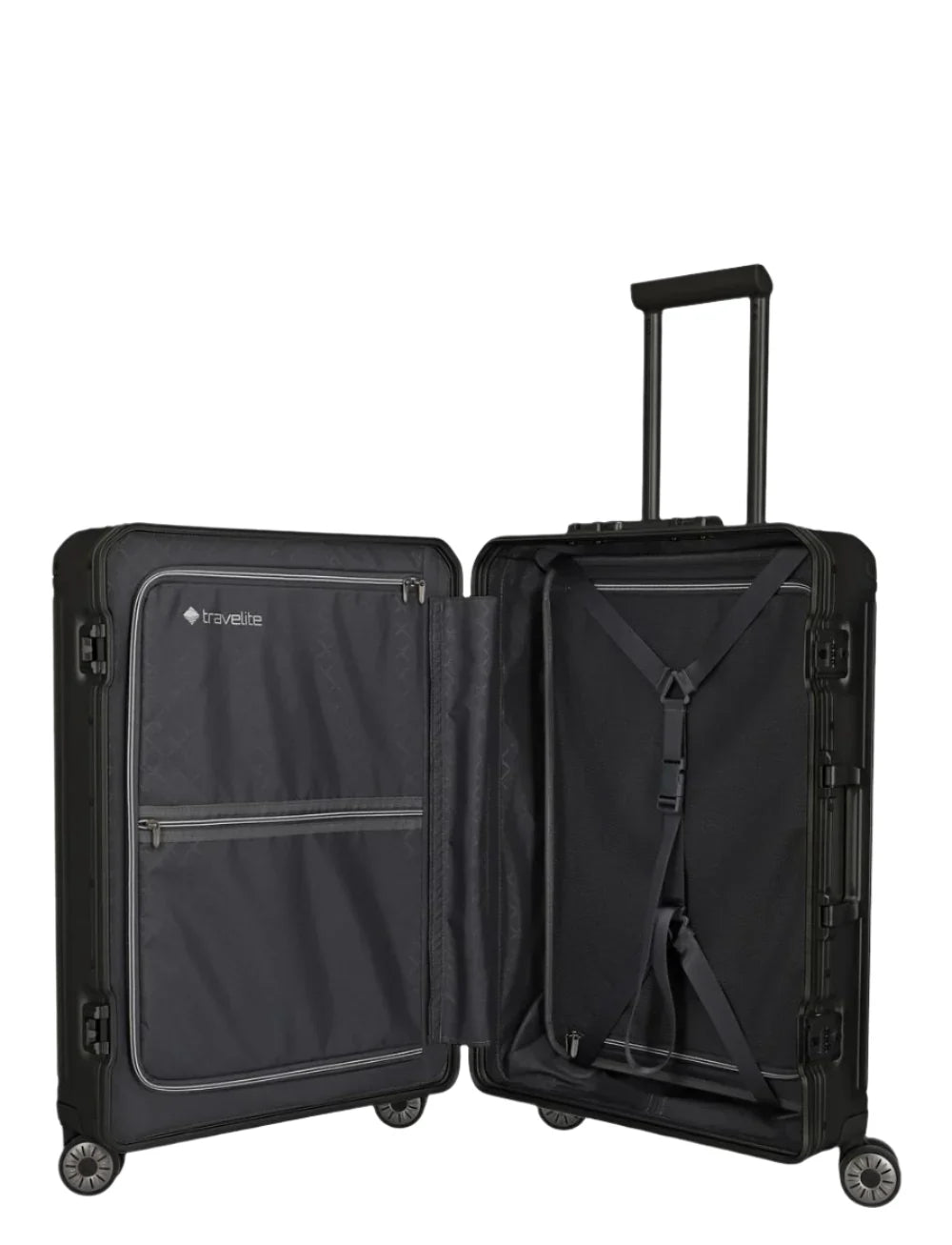 Travelite Next Mellanstor Resväska 67cm - Svart - Travels And Bags