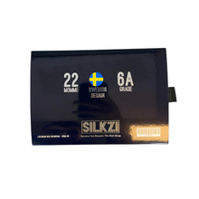 Ladda upp bild till gallerivisning, Sidenörngott - Blå, 100% Mullbärssiden, 22 momme
