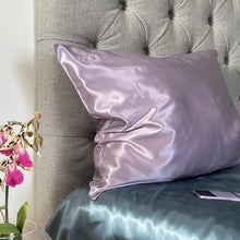 Ladda upp bild till gallerivisning, Sidenörngott - Lavendel, 100% Mullbärssiden, 22 momme
