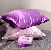 Ladda upp bild till gallerivisning, Sidenörngott - Lavendel, 100% Mullbärssiden, 22 momme
